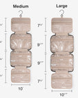 Bonchemin Beige The Space Saver Toiletry Bag