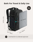 Faro 29L Carry On Travel Backpack Set