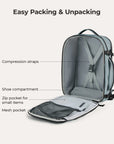 Faro 29L Carry On Travel Backpack Set
