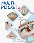 Weekender Overnight Bag Large Carry-on Bag With Shoe Bag