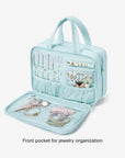 Hanging Toiletry Organizer with Front Pocket for Jewelry Organization - Bagsmart