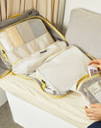 TravelEase 4-in-1 Family Travel Packing Cubes