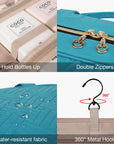 Bonchemin Teal The Space Saver Toiletry Bag