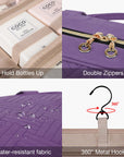 Bonchemin Purple The Space Saver Toiletry Bag
