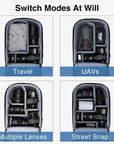 Anti-Theft Waterproof Camera Case Laptop Bag - BAGSMART