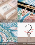 Bonchemin Green Paisley The Space Saver Toiletry Bag