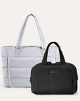 Crush Toiletry Bag & Bubble Puffy Tote Travel Set