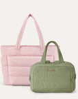 Crush Toiletry Bag & Bubble Puffy Tote Travel Set