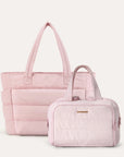 Crush Toiletry Bag & Bubble Puffy Tote Travel Set