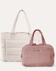 Crush Toiletry Bag & Bubble Puffy Tote Travel Set