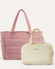 Crush Toiletry Bag & Bubble Puffy Tote Travel Set