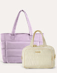 Crush Toiletry Bag & Bubble Puffy Tote Travel Set