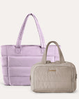 Crush Toiletry Bag & Bubble Puffy Tote Travel Set