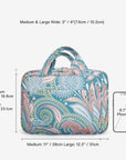 Bonchemin Green Paisley The Space Saver Toiletry Bag