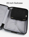 Bonchemin Black The Space Saver Toiletry Bag
