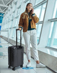 Jetsetter 20 Inch Expandable PC Hard Shell Spinner Luggage - BAGSMART