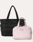 Crush Toiletry Bag & Bubble Puffy Tote Travel Set