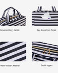 Bonchemin Stripes Space Saver Toiletry Bag