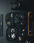 Black Travel Cord Electronic Organizer