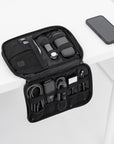 Gray Electronic Organizer Bag Travel