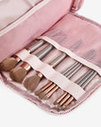 Makeup Bag Organizer with Makeup Brush Compartment