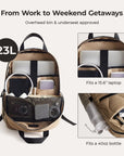 Vega 23L Featherlight Work Backpack - BAGSMART