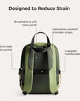 Vega 23L Featherlight Work Backpack - BAGSMART