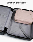 Bonchemin Travel Space Saver Pink Toiletry Bag for 20 inch Suitcase-Bagsmart