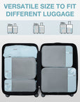 Compression Travel Cubes: Fit to Versatile Different Size Suitcase