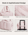 Crush Toiletry Bag & Bubble Puffy Tote Travel Set