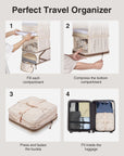 Hanging Foldable Compression Packing Cubes