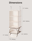 Hanging Foldable Compression Packing Cubes