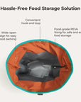 (FREE GIFT) Paz Roll Top Lunch Bag