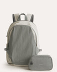 Soar_25L_180__Open_Clamshell_Travel_Backpack_Set_Orange_with_Toiletry_Bag_gray