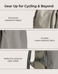 Soar_25L_Clamshell__travel_Backpack_Set_water-resistant gray