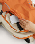 Soar_25L_Clamshell_travel_Backpack_Set_Orange_with_quick_access orange