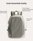 Soar_25L_Clamshell_travel_Backpack_Set_gray_featherweight gray