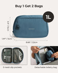 Soar 25L 180° Open Clamshell Travel Backpack Set