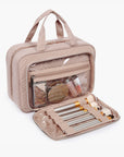 Space Saver Bonchemin Hanging Toiletry Bag with Makeup Pen-Bagsmart