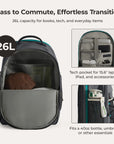 Focus 15.6" Laptop Backpack