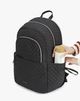 The Wanderland Bonchemin Lightweight 15.6 Inch Quilted Work Bookbag-Bagsmart