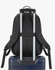 The Wanderland Quilted Lightweight Campus Laptop Backpack with Convenient Luggage Strap-Bagsmart