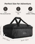 Paz 43L Carry On Travel Duffle Backpack