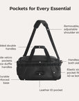 Paz 43L Carry On Travel Duffle Backpack