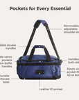 Paz 43L Carry On Travel Duffle Backpack