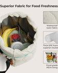 Paz Roll Top Lunch Bag
