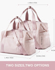Zoraesque Pink Travel Gym Bag for Women with Two Sizes,Two Option-Bagsmart