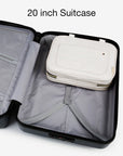 Bonchemin Beige The Space Saver Toiletry Bag