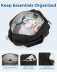 Puffy Water-Resistant Gym & Travel Duffle Bag