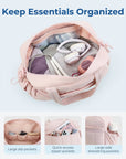 Puffy Water-Resistant Gym & Travel Duffle Bag